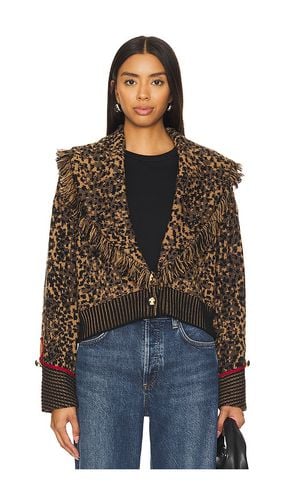 Leopard Jacquard Cardi Bomber in . Size M - Hayley Menzies - Modalova