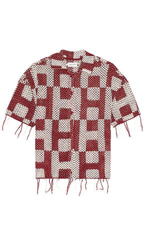 A-spring Unisex Crochet Button Down Shirt in . Size XL/1X - Honor The Gift - Modalova
