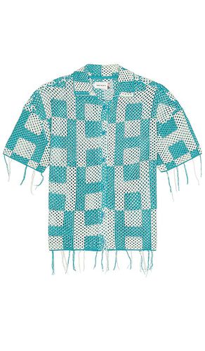 A-spring Unisex Crochet Button Down Shirt in . Size M, S - Honor The Gift - Modalova