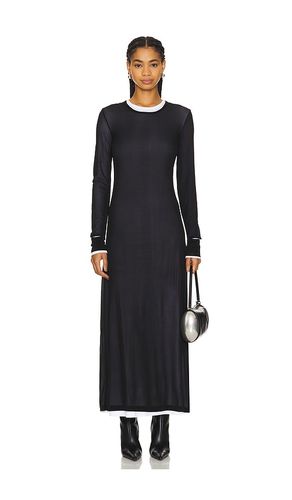 Vestido doble capa en color talla L en - Black. Talla L (también en M, S, XS) - Helmut Lang - Modalova