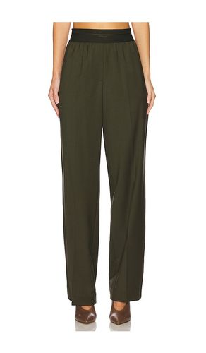 Pantalón con trabillas cargo en color verde oliva talla 0 en - Olive. Talla 0 (también en 00, 4, 6) - Helmut Lang - Modalova