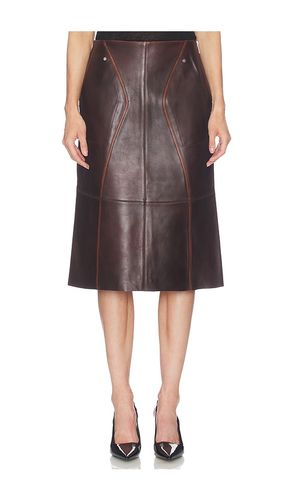 Leather Saddle Skirt in . Size 0. Also in 2, 4, 8 - Helmut Lang - Modalova