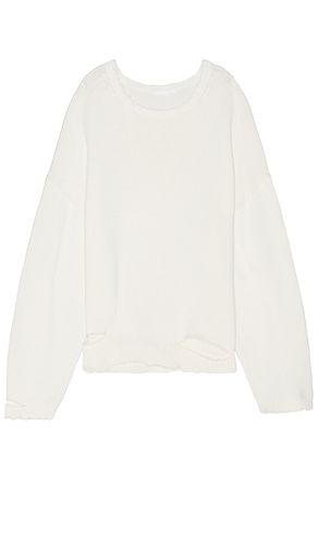 Distressed Rib Crewneck in . Taglia M, S, XL/1X, XS - Helmut Lang - Modalova