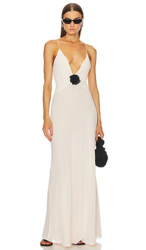 Sheer Deep V Long Slip Dress in . Taglia XL - Helsa - Modalova