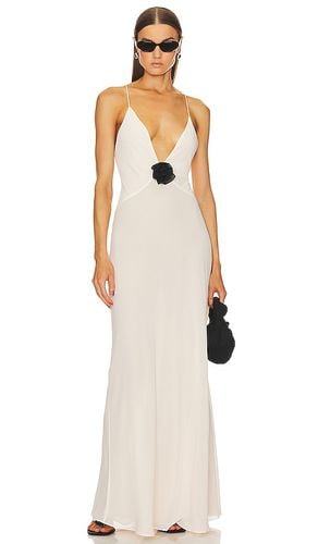 Sheer Deep V Long Slip Dress in . Taglia XS - Helsa - Modalova