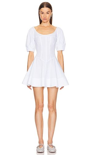 Vestido poplin sculptural en color talla M en - White. Talla M (también en XL, XS) - Helsa - Modalova