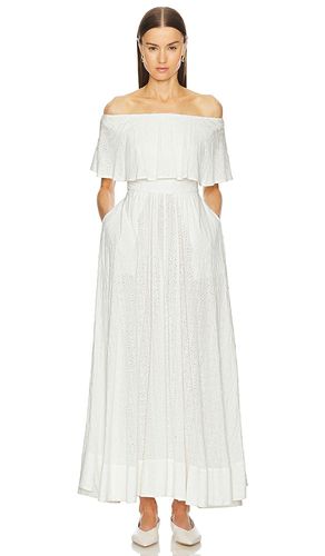 Petite Eyelet Garden Midi Dress in . Taglia M, S, XS - Helsa - Modalova