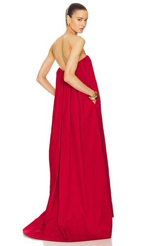 Vestido largo crinkle pleated en color rojo talla M en - Red. Talla M (también en S, XL) - Helsa - Modalova