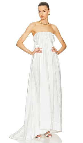 Vestido largo crinkle pleated en color talla M en - White. Talla M (también en L, S, XL, XS) - Helsa - Modalova