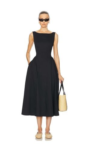 Stretch Cotton Sateen Midi Dress in . Size XS - Helsa - Modalova