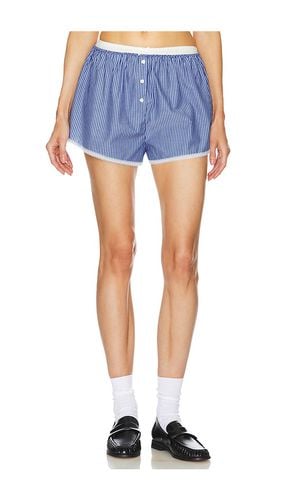 Pinstripe Poplin House Short in . Size M, S, XL, XS - Helsa - Modalova