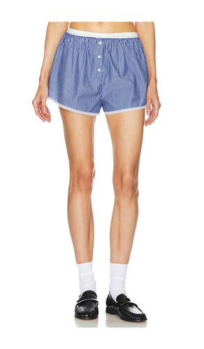 Pinstripe Poplin House Short in . Size S, XL - Helsa - Modalova