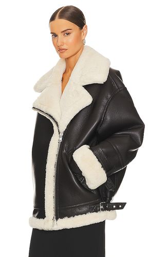 S Oversized Faux Shearling Jacket in . Size M, S, XL, XS - Helsa - Modalova