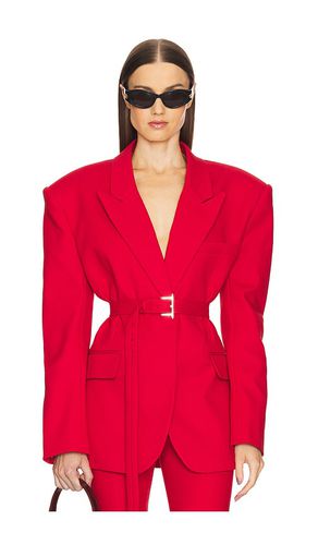 The belted blazer en color rojo talla L en - Red. Talla L (también en M, S, XL) - Helsa - Modalova