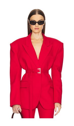 The belted blazer en color rojo talla M en - Red. Talla M (también en S) - Helsa - Modalova