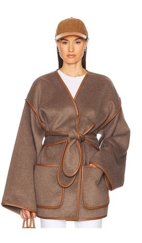 Wool Blend Blanket Coat in . Taglia S/M, XXS/XS - Helsa - Modalova