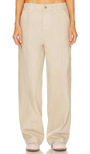 Pantalón workwear oversized en color beige talla M en - Beige. Talla M (también en S, XL, XS) - Helsa - Modalova