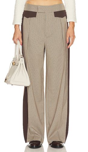 Colorblock Plaid Suit Trouser in . Size M, S, XL, XS - Helsa - Modalova
