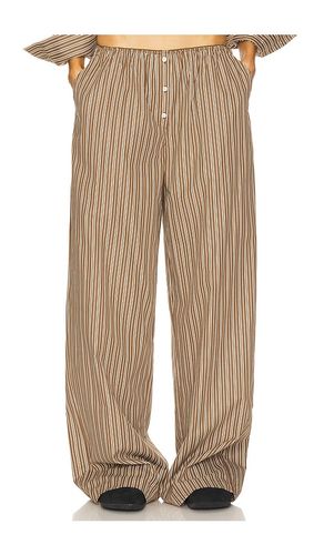 Pantalones pinstripe en color marrón talla L en & - . Talla L (también en M, S, XL, XS) - Helsa - Modalova