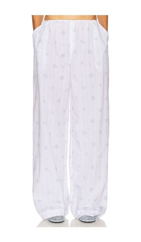 House Pants in Fleur Print Stripe in . Size L. Also in M, XL - Helsa - Modalova