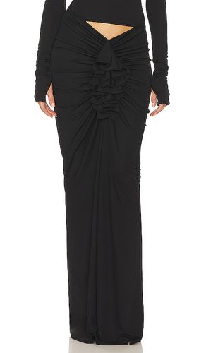 Matte Jersey Long Ruched Skirt in . Size XXS - Helsa - Modalova