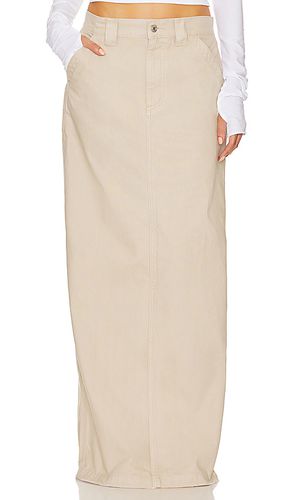 Falda workwear long en color beige talla XS en - Beige. Talla XS (también en XXS) - Helsa - Modalova