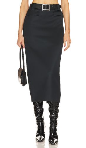 Heavy Satin Column Skirt in . Size L - Helsa - Modalova
