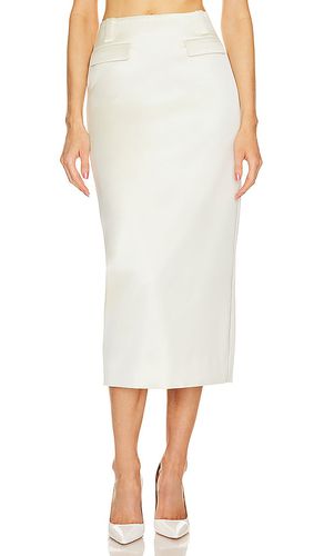 Heavy Satin Column Skirt in . Size S, XS - Helsa - Modalova