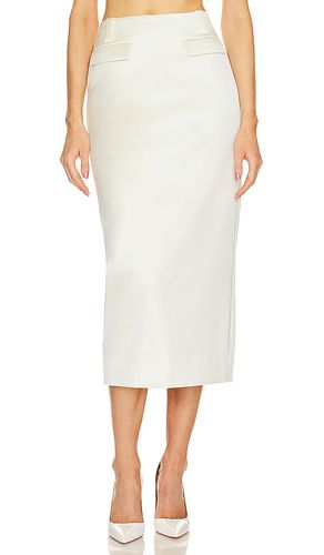 Heavy Satin Column Skirt in . Taglia XL - Helsa - Modalova