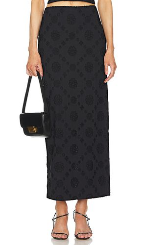 Eyelet Column Midi Skirt in . Taglia M, S, XL, XS, XXS - Helsa - Modalova