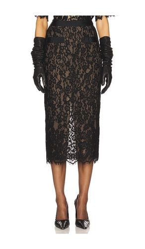 The Lace Midi Skirt in . Size M, S, XL, XS, XXS - Helsa - Modalova