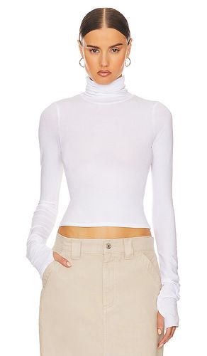 Cuello vuelto jersey long sleeve en color talla L en - White. Talla L (también en M, S, XL) - Helsa - Modalova