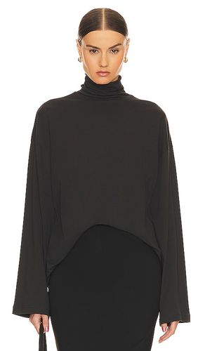 Cuello vuelto jersey oversized en color talla M/L en - Black. Talla M/L (también en XS/S) - Helsa - Modalova