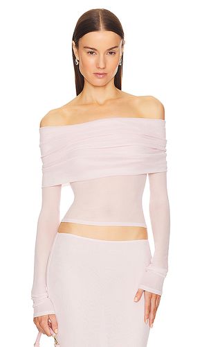 Sheer Knit Off The Shoulder Top in . Taglia M, XS - Helsa - Modalova