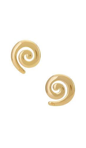 Pendientes spiral en color oro metálico talla all en - Metallic Gold. Talla all - Heaven Mayhem - Modalova