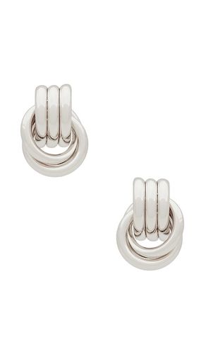 Pendientes baby knot en color metálico talla all en - Metallic Silver. Talla all - Heaven Mayhem - Modalova