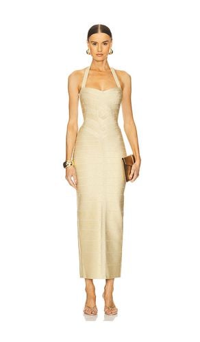 The Metallic Iris Gown in . Size XS - Herve Leger - Modalova