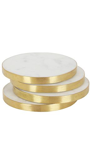 Simple Marble Set Of 4 Coasters in - HAWKINS NEW YORK - Modalova