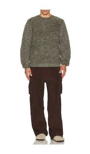 Solid Crochet Crewneck Sweater in . Size M. Also in S, XL/1X - ISA BOULDER - Modalova