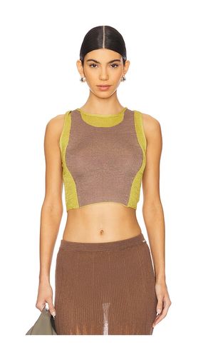 Two-tone Twisted Top in . Taglia M. Also in XL - ISA BOULDER - Modalova