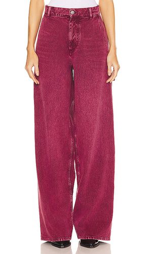 Solene utility jeans en color vino talla 34/2 en - Wine. Talla 34/2 (también en 38/6, 40/8) - Isabel Marant Etoile - Modalova