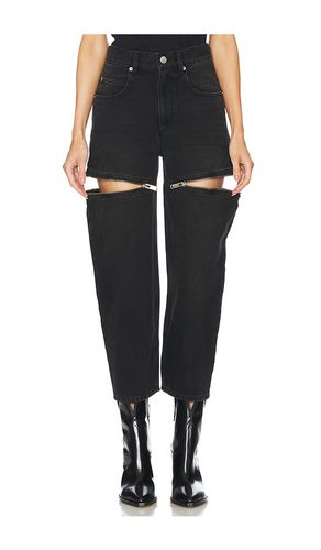 Salia utility jeans en color negro talla 34/2 en - Black. Talla 34/2 (también en 36/4, 40/8) - Isabel Marant Etoile - Modalova