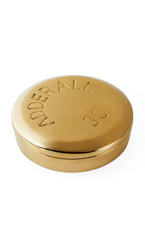 Adderall Brass Pill Box in - Jonathan Adler - Modalova