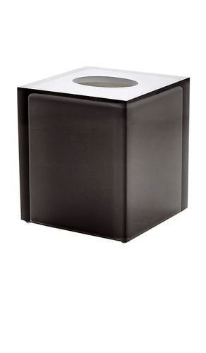 Caja de pañuelos hollywood tissue box en color charcoal talla all en - Charcoal. Talla all - Jonathan Adler - Modalova