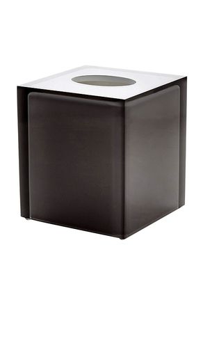 Hollywood tissue box in color charcoal size all in - Charcoal. Size all - Jonathan Adler - Modalova
