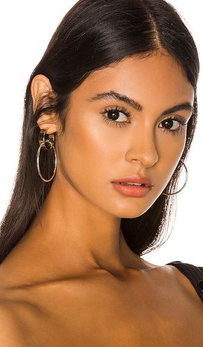 Imogen Hoop Earrings in Gold in - Jenny Bird - Modalova