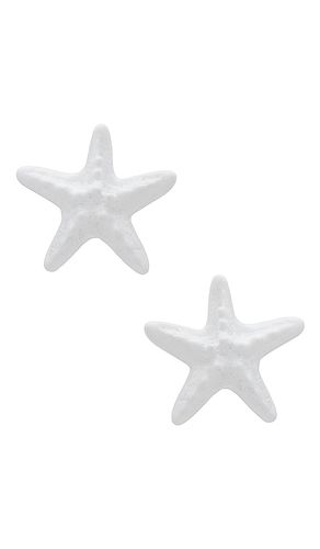 Pendientes starfish en color talla all en - White. Talla all - Julietta - Modalova