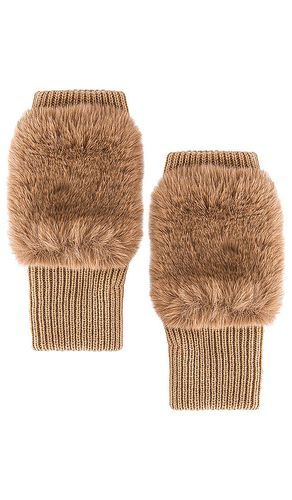 Texty Time Faux Fur Mittens in - jocelyn - Modalova