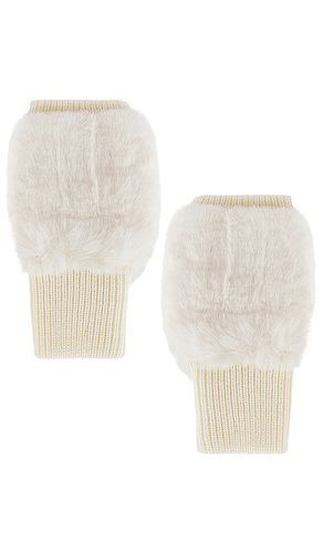 Texty Time Faux Fur Mittens in - jocelyn - Modalova