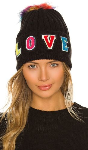 Sombrero knitted love en color talla all en - Black. Talla all - jocelyn - Modalova